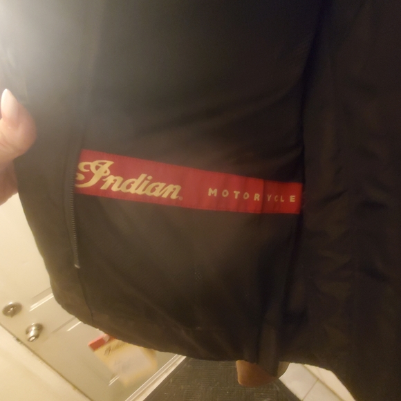 INDIAN MOTORCYCLE BROWN LEATHER GATEWAY JACKET - Picture 9 of 15